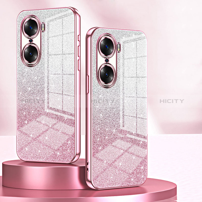 Custodia Silicone Trasparente Ultra Sottile Cover Morbida SY2 per Huawei Honor 60 5G