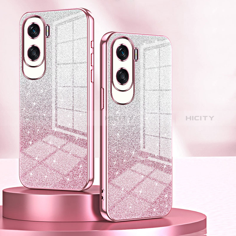 Custodia Silicone Trasparente Ultra Sottile Cover Morbida SY2 per Huawei Honor 90 Lite 5G