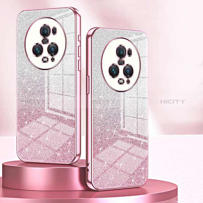 Custodia Silicone Trasparente Ultra Sottile Cover Morbida SY2 per Huawei Honor Magic5 Pro 5G