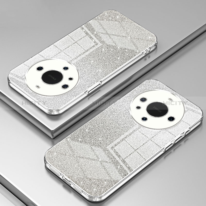 Custodia Silicone Trasparente Ultra Sottile Cover Morbida SY2 per Huawei Mate 60 Chiaro