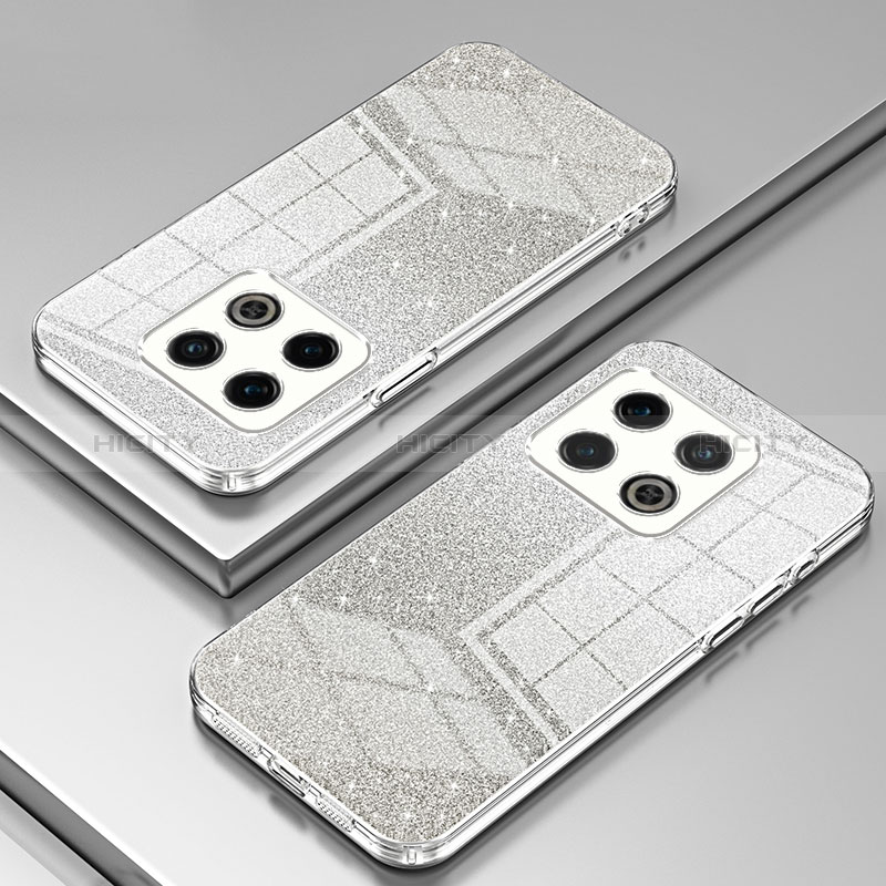 Custodia Silicone Trasparente Ultra Sottile Cover Morbida SY2 per OnePlus 10 Pro 5G Chiaro