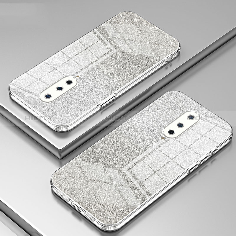 Custodia Silicone Trasparente Ultra Sottile Cover Morbida SY2 per OnePlus 8 Chiaro