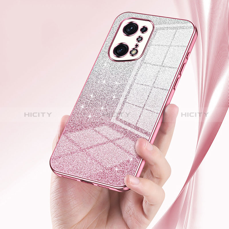 Custodia Silicone Trasparente Ultra Sottile Cover Morbida SY2 per Oppo Find X5 Pro 5G