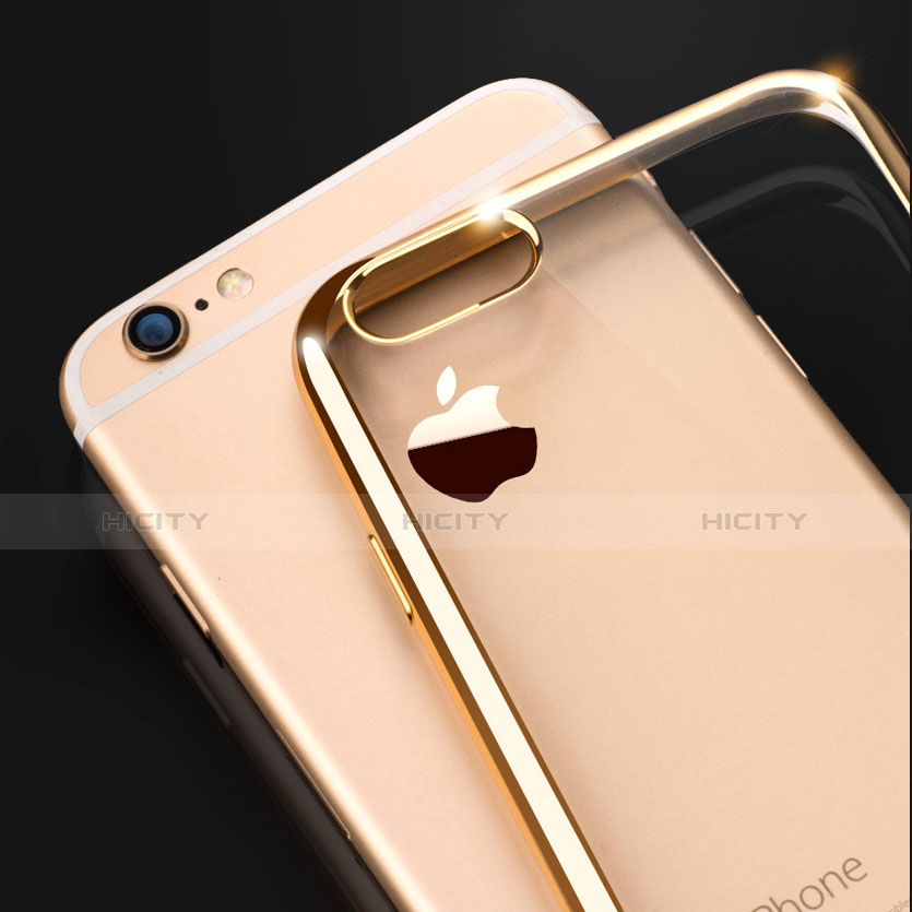 Custodia Silicone Trasparente Ultra Sottile Cover Morbida T08 per Apple iPhone 6