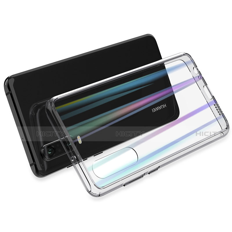 Custodia Silicone Trasparente Ultra Sottile Cover Morbida U02 per Huawei P30