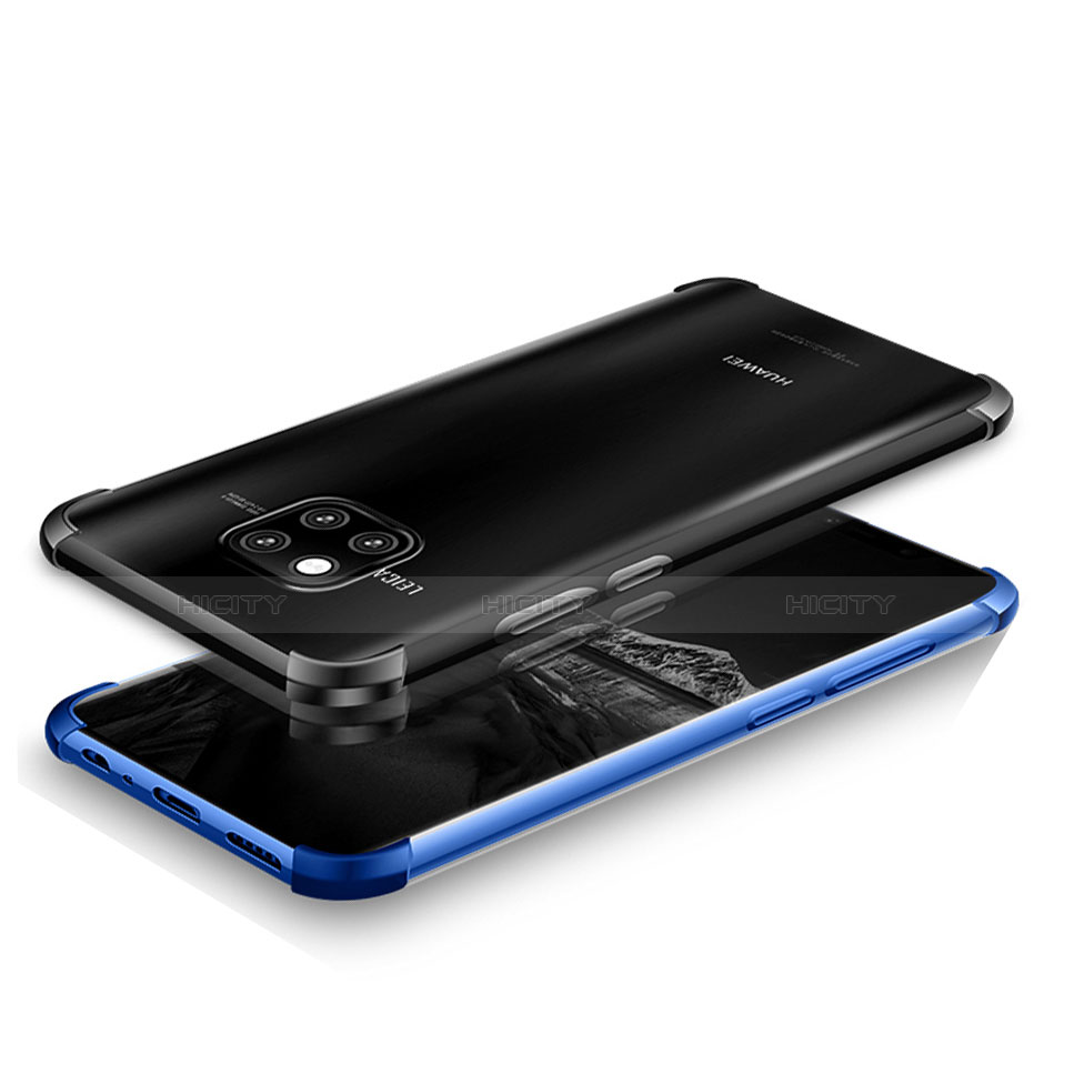 Custodia Silicone Trasparente Ultra Sottile Cover Morbida U03 per Huawei Mate 20 Pro