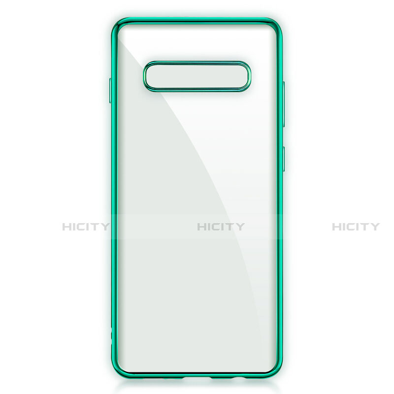 Custodia Silicone Trasparente Ultra Sottile Cover Morbida U03 per Samsung Galaxy S10 Plus