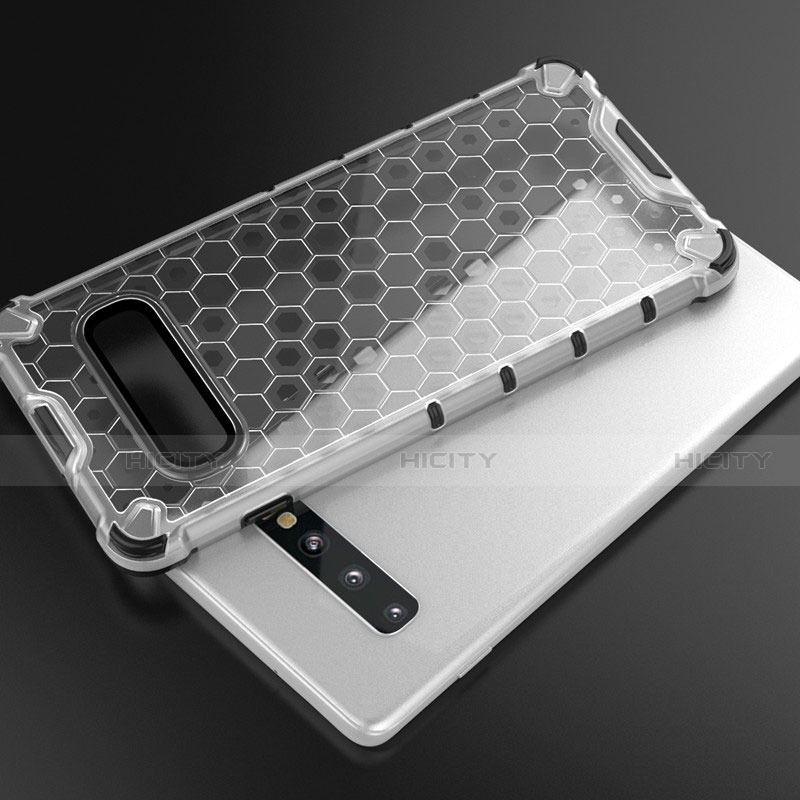 Custodia Silicone Trasparente Ultra Sottile Cover Morbida U04 per Samsung Galaxy S10 Plus