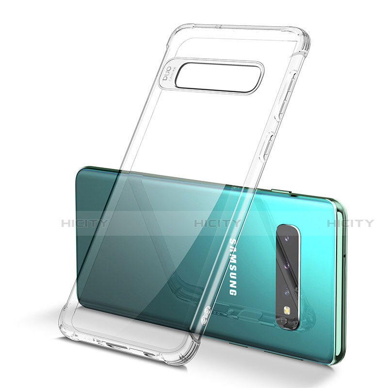 Custodia Silicone Trasparente Ultra Sottile Cover Morbida U05 per Samsung Galaxy S10 5G