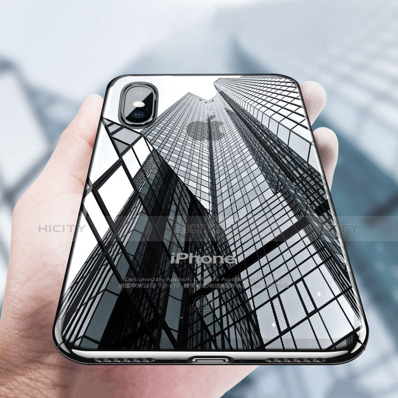 Custodia Silicone Trasparente Ultra Sottile Cover Morbida V03 per Apple iPhone Xs Max