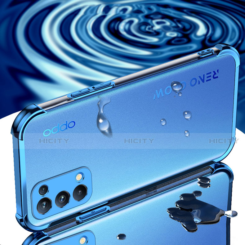 Custodia Silicone Trasparente Ultra Sottile Cover Morbida Z01 per Oppo Find X3 Lite 5G