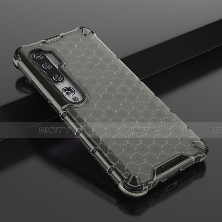 Custodia Silicone Trasparente Ultra Sottile Cover Morbida Z01 per Xiaomi Mi Note 10 Nero