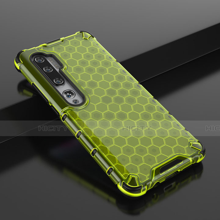 Custodia Silicone Trasparente Ultra Sottile Cover Morbida Z01 per Xiaomi Mi Note 10 Verde