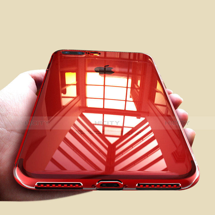 Custodia Silicone Trasparente Ultra Sottile Morbida A09 per Apple iPhone 7 Plus Chiaro