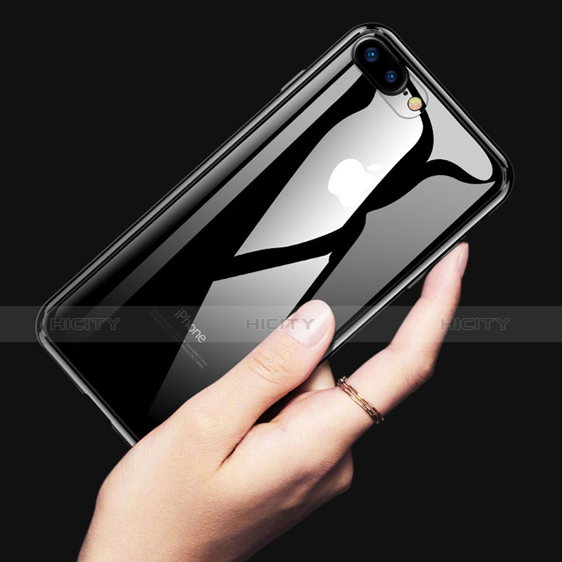 Custodia Silicone Trasparente Ultra Sottile Morbida A15 per Apple iPhone 8 Plus Chiaro