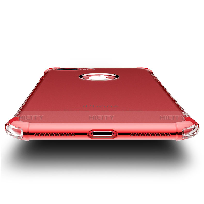 Custodia Silicone Trasparente Ultra Sottile Morbida A18 per Apple iPhone 8 Plus Chiaro