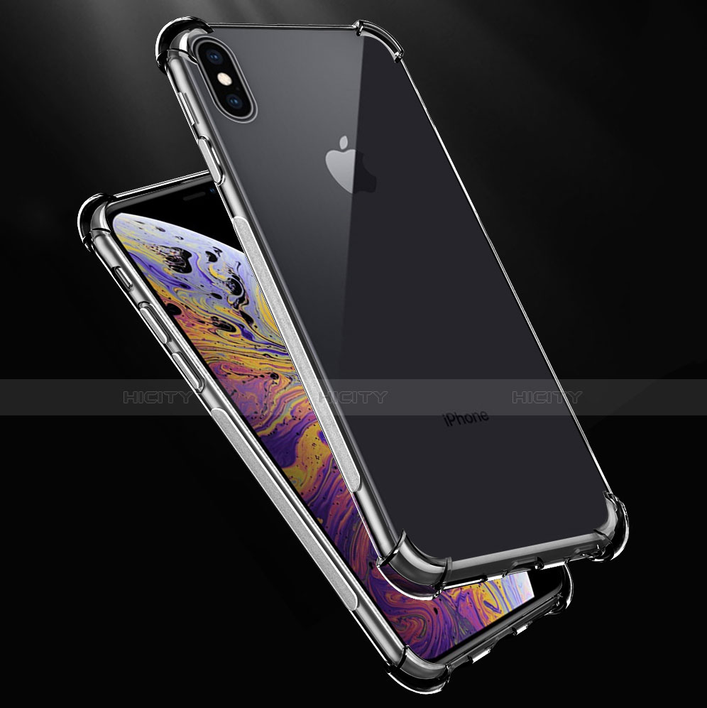 Custodia Silicone Trasparente Ultra Sottile Morbida C07 per Apple iPhone Xs Chiaro
