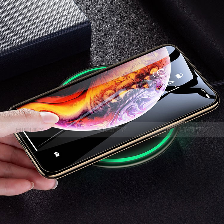 Custodia Silicone Trasparente Ultra Sottile Morbida C11 per Apple iPhone Xs Max Oro