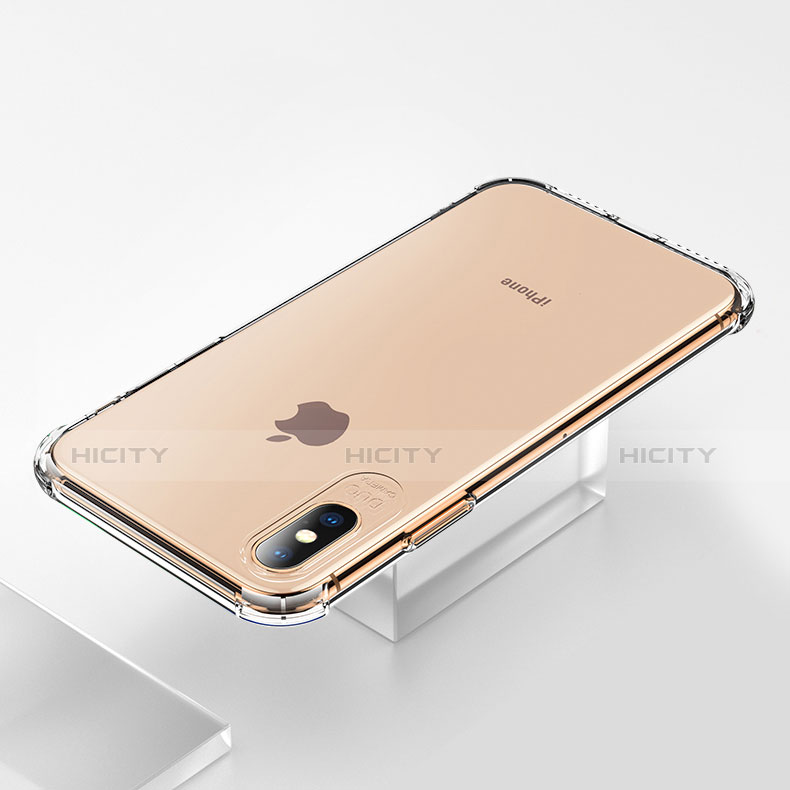 Custodia Silicone Trasparente Ultra Sottile Morbida C23 per Apple iPhone Xs Chiaro