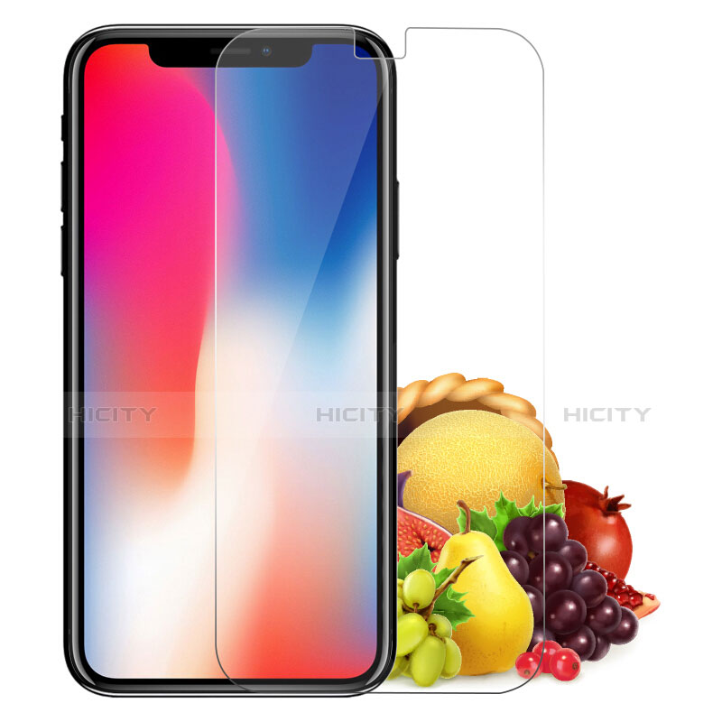 Custodia Silicone Trasparente Ultra Sottile Morbida con Pellicola Protettiva per Apple iPhone Xs Chiaro