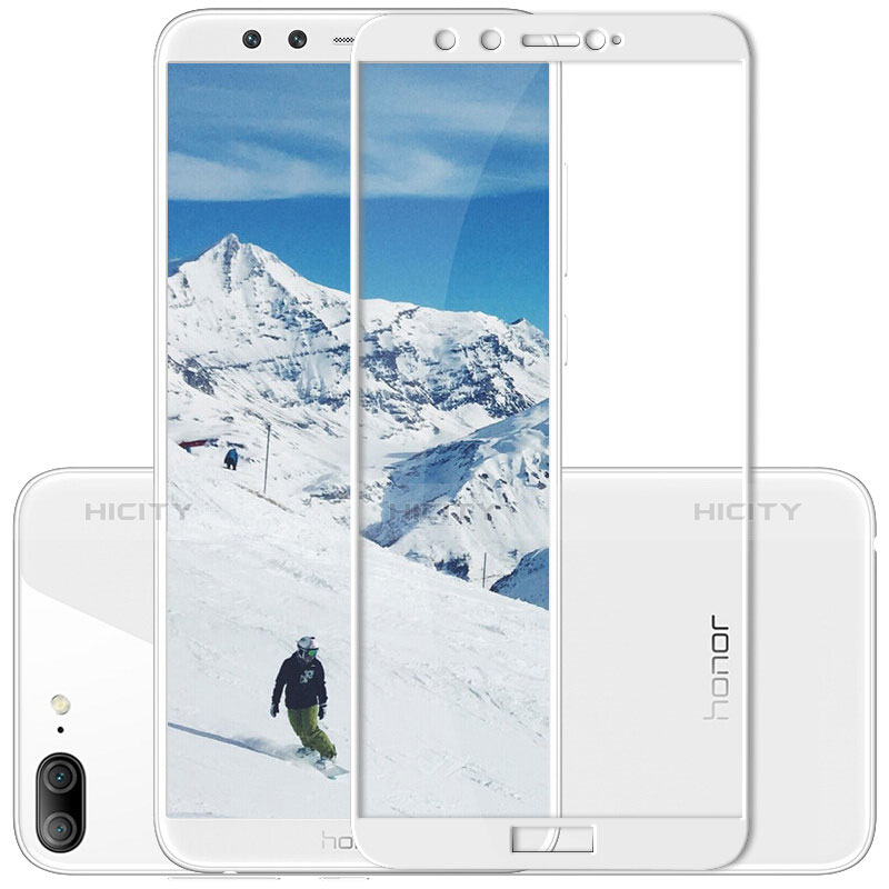 Custodia Silicone Trasparente Ultra Sottile Morbida con Pellicola Protettiva per Huawei Honor 9 Lite Bianco