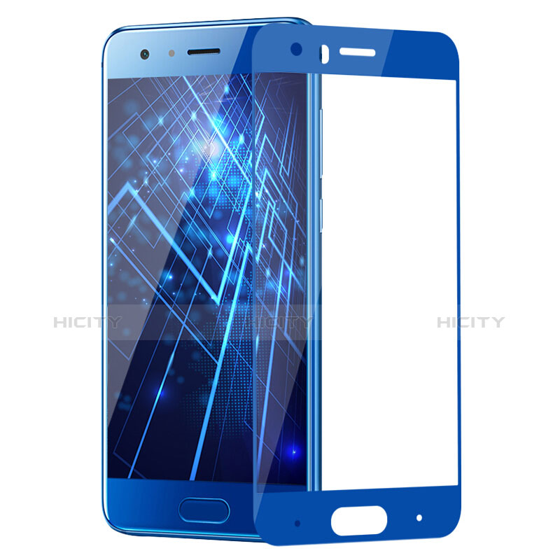 Custodia Silicone Trasparente Ultra Sottile Morbida con Pellicola Protettiva per Huawei Honor 9 Premium Blu