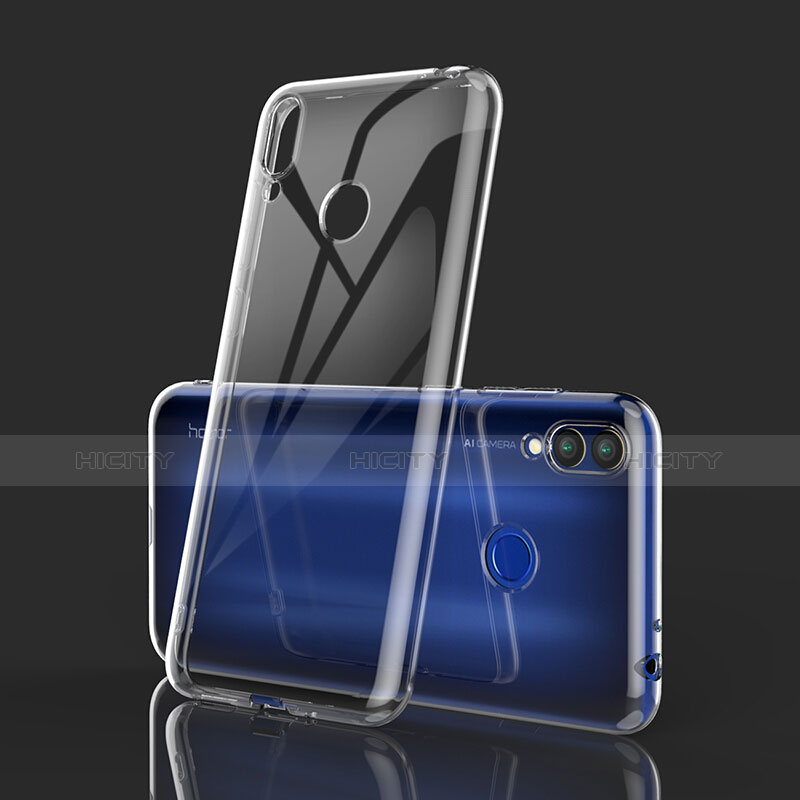 Custodia Silicone Trasparente Ultra Sottile Morbida con Pellicola Protettiva per Huawei Honor Play 8C Chiaro