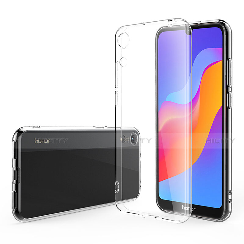 Custodia Silicone Trasparente Ultra Sottile Morbida con Pellicola Protettiva per Huawei Y6 (2019) Chiaro