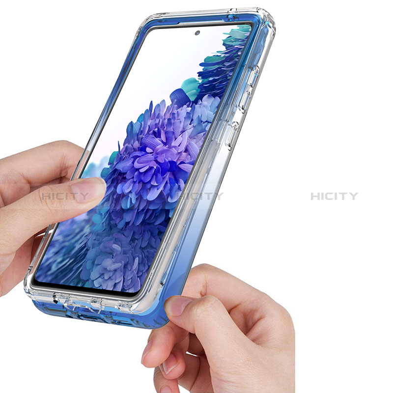 Custodia Silicone Trasparente Ultra Sottile Morbida Cover Fronte e Retro 360 Gradi Sfumato JX1 per Samsung Galaxy S20 FE (2022) 5G