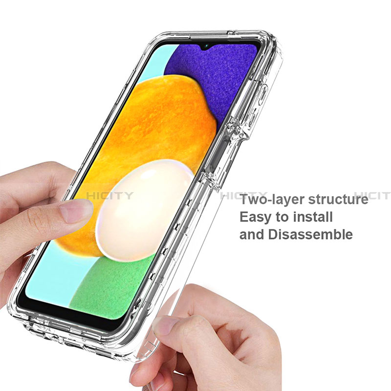 Custodia Silicone Trasparente Ultra Sottile Morbida Cover Fronte e Retro 360 Gradi Sfumato per Samsung Galaxy A13 5G