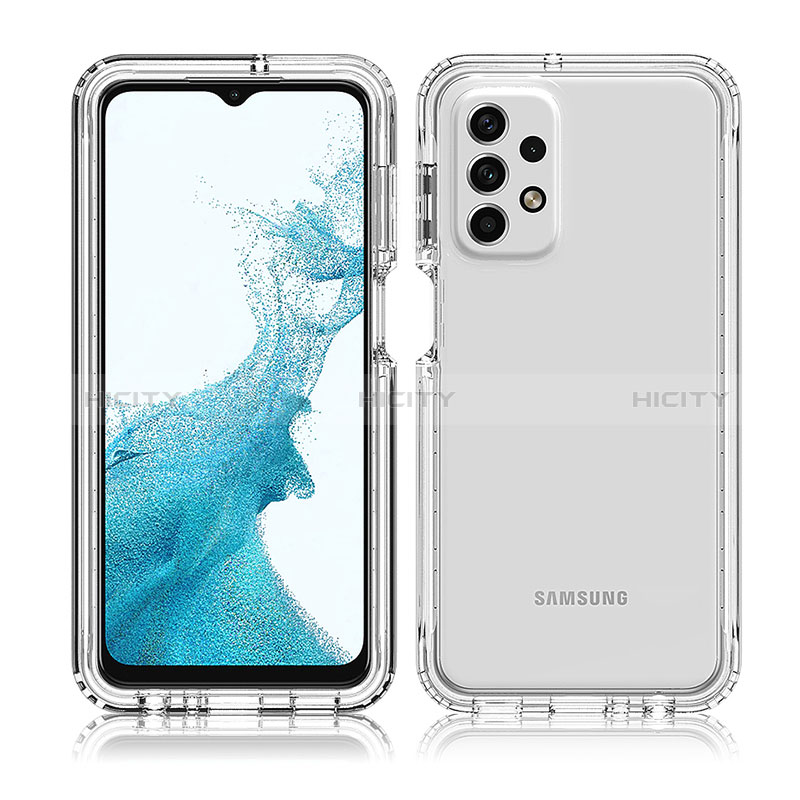 Custodia Silicone Trasparente Ultra Sottile Morbida Cover Fronte e Retro 360 Gradi Sfumato per Samsung Galaxy A23 5G