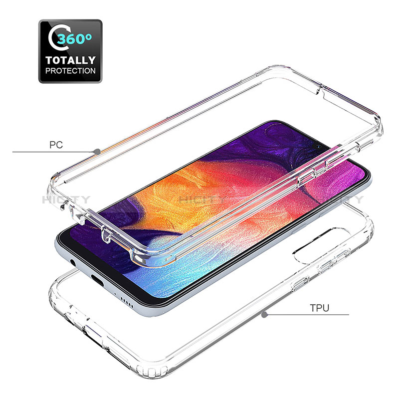 Custodia Silicone Trasparente Ultra Sottile Morbida Cover Fronte e Retro 360 Gradi Sfumato per Samsung Galaxy A30S
