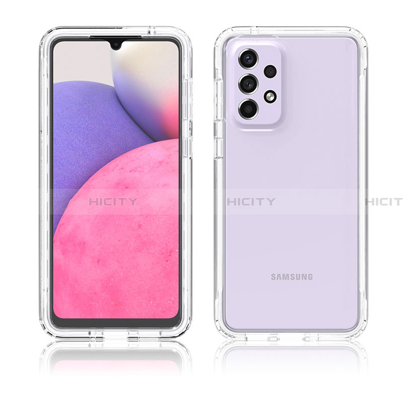 Custodia Silicone Trasparente Ultra Sottile Morbida Cover Fronte e Retro 360 Gradi Sfumato per Samsung Galaxy A33 5G