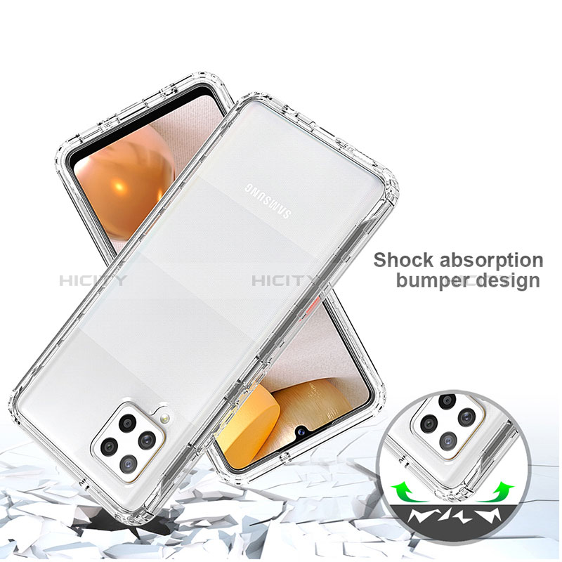 Custodia Silicone Trasparente Ultra Sottile Morbida Cover Fronte e Retro 360 Gradi Sfumato per Samsung Galaxy A42 5G