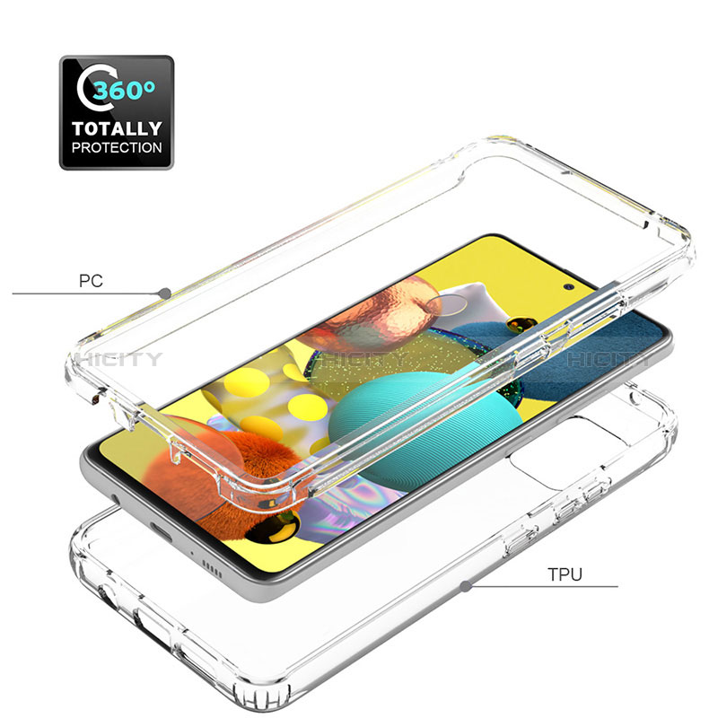 Custodia Silicone Trasparente Ultra Sottile Morbida Cover Fronte e Retro 360 Gradi Sfumato per Samsung Galaxy M40S