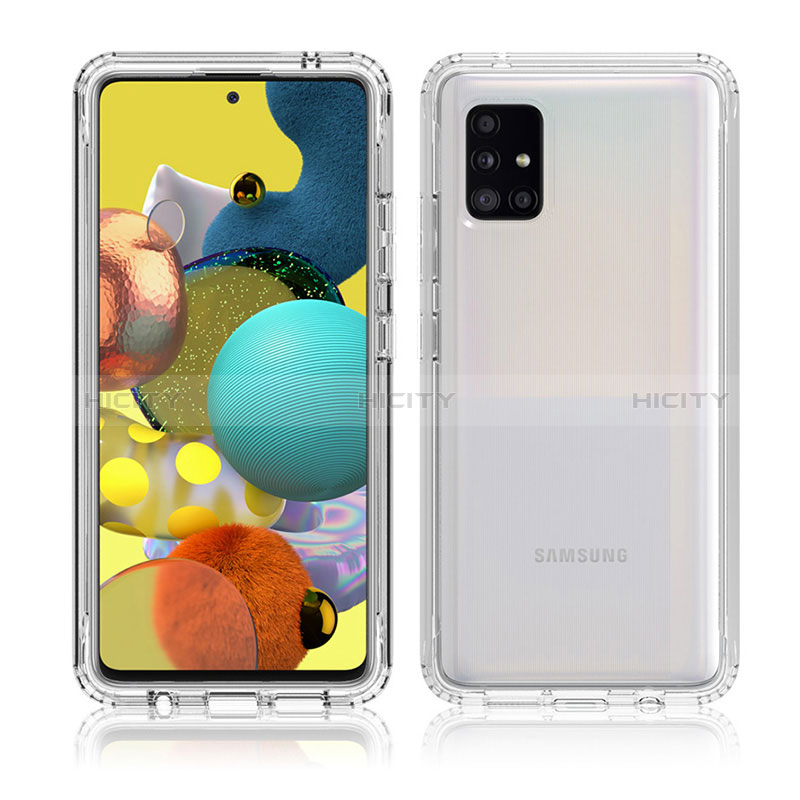 Custodia Silicone Trasparente Ultra Sottile Morbida Cover Fronte e Retro 360 Gradi Sfumato per Samsung Galaxy M40S