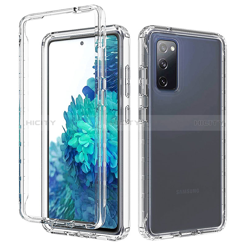 Custodia Silicone Trasparente Ultra Sottile Morbida Cover Fronte e Retro 360 Gradi Sfumato per Samsung Galaxy S20 Lite 5G