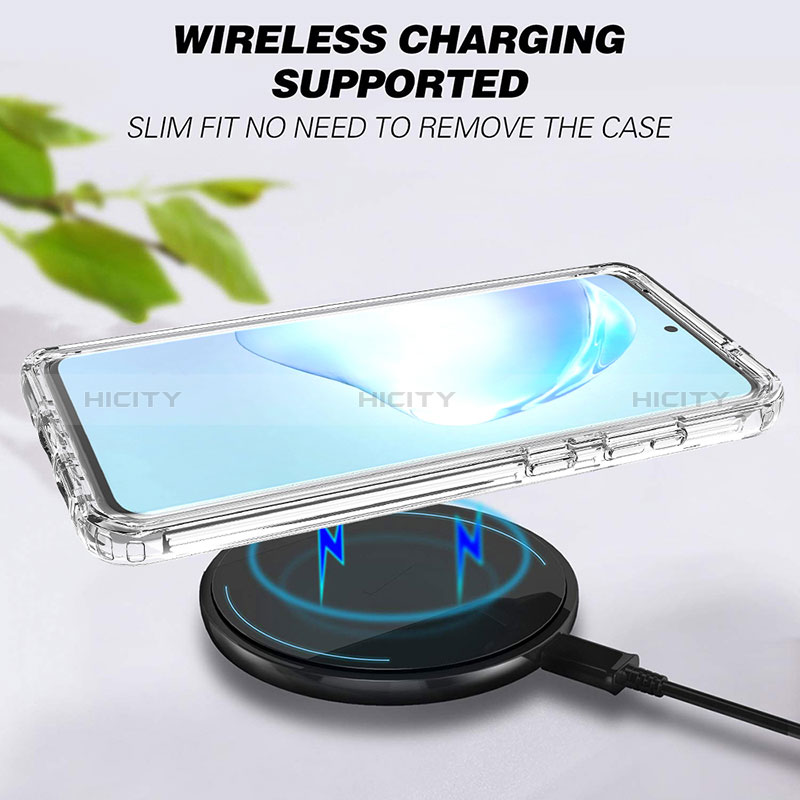Custodia Silicone Trasparente Ultra Sottile Morbida Cover Fronte e Retro 360 Gradi Sfumato per Samsung Galaxy S20 Plus