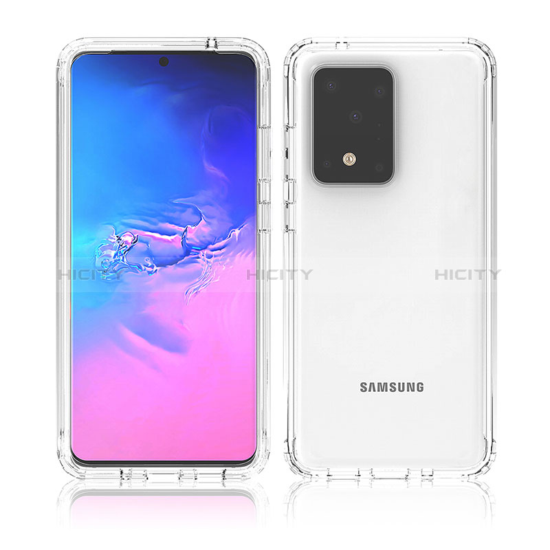 Custodia Silicone Trasparente Ultra Sottile Morbida Cover Fronte e Retro 360 Gradi Sfumato per Samsung Galaxy S20 Ultra 5G