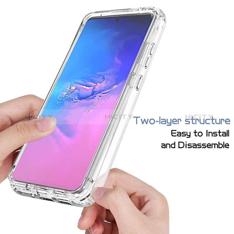 Custodia Silicone Trasparente Ultra Sottile Morbida Cover Fronte e Retro 360 Gradi Sfumato per Samsung Galaxy S20 Ultra