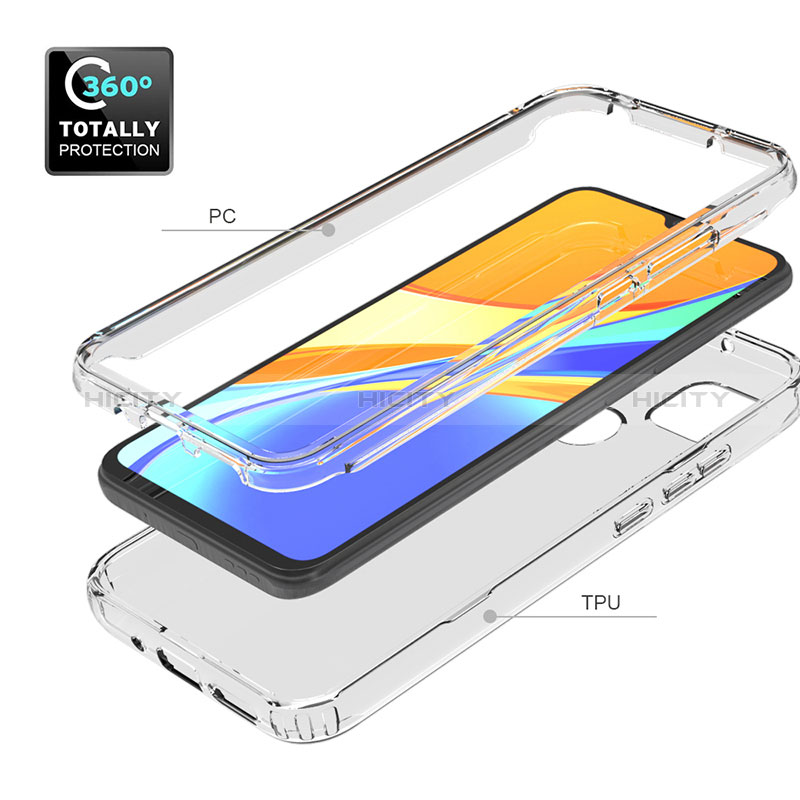 Custodia Silicone Trasparente Ultra Sottile Morbida Cover Fronte e Retro 360 Gradi Sfumato per Xiaomi POCO C31