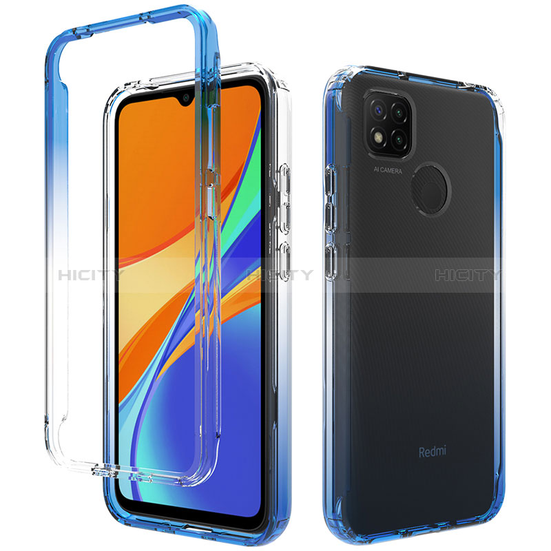 Custodia Silicone Trasparente Ultra Sottile Morbida Cover Fronte e Retro 360 Gradi Sfumato per Xiaomi Redmi 9C