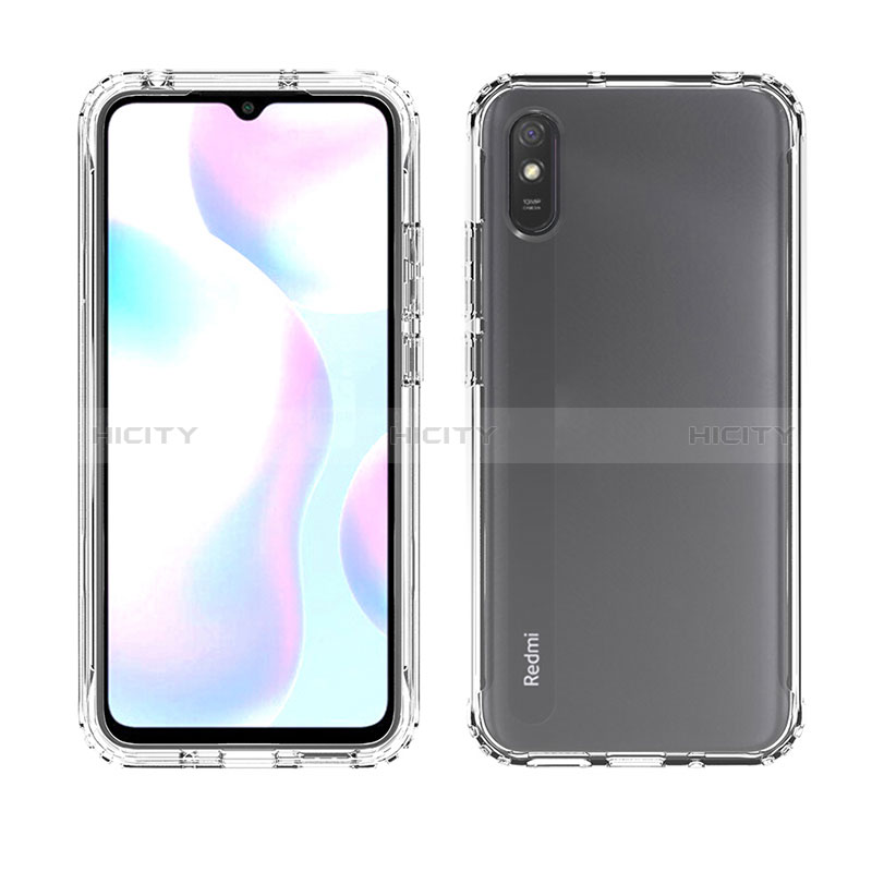 Custodia Silicone Trasparente Ultra Sottile Morbida Cover Fronte e Retro 360 Gradi Sfumato per Xiaomi Redmi 9i