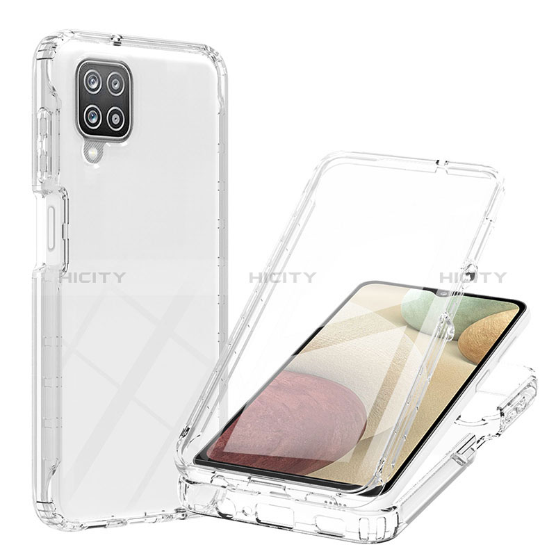 Custodia Silicone Trasparente Ultra Sottile Morbida Cover Fronte e Retro 360 Gradi Sfumato YB1 per Samsung Galaxy M12