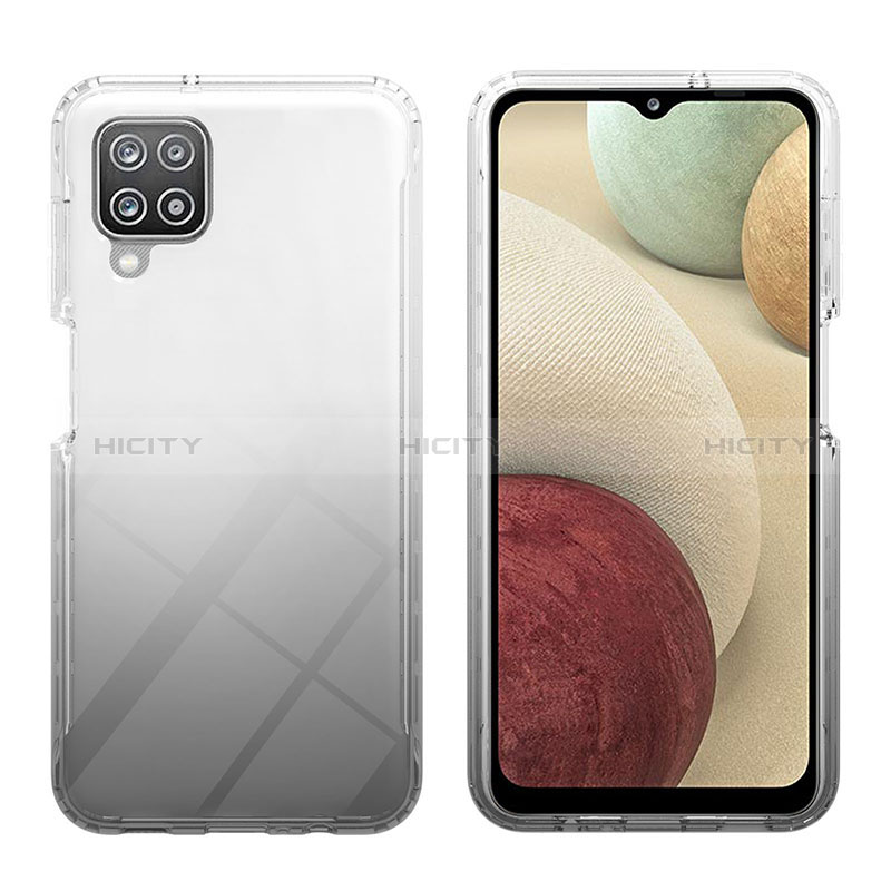 Custodia Silicone Trasparente Ultra Sottile Morbida Cover Fronte e Retro 360 Gradi Sfumato YB2 per Samsung Galaxy A12 5G