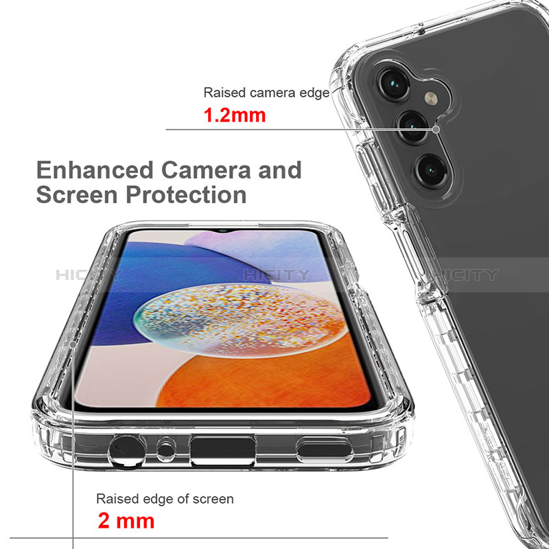 Custodia Silicone Trasparente Ultra Sottile Morbida Cover Fronte e Retro 360 Gradi Sfumato ZJ1 per Samsung Galaxy A05s