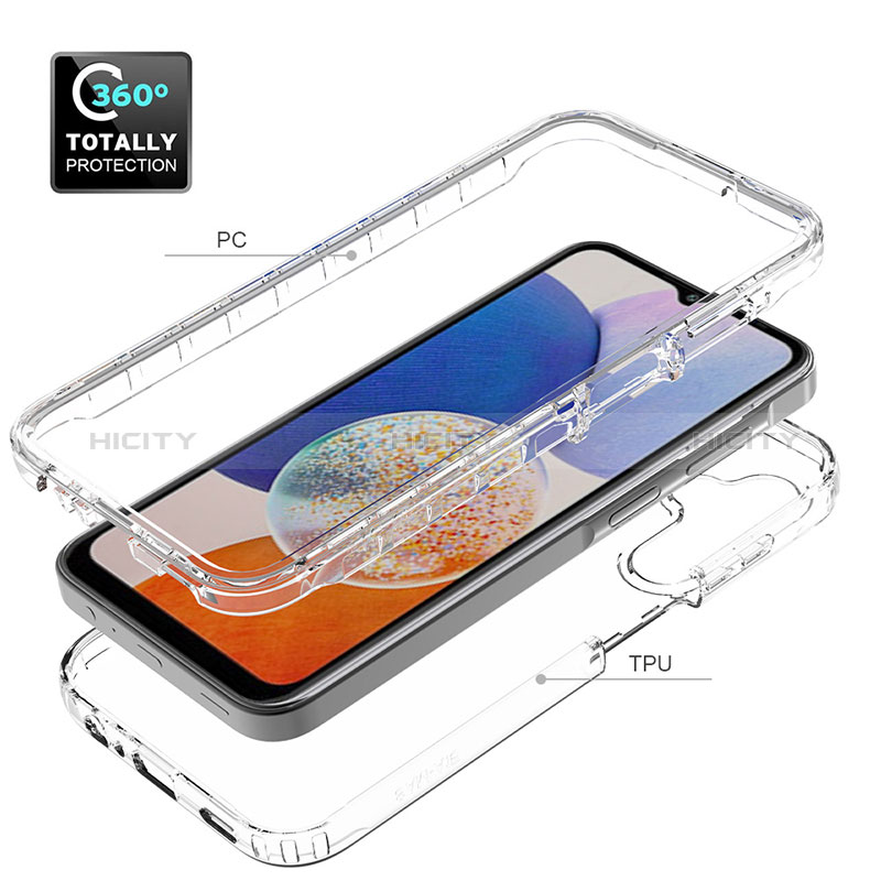 Custodia Silicone Trasparente Ultra Sottile Morbida Cover Fronte e Retro 360 Gradi Sfumato ZJ1 per Samsung Galaxy A25 5G