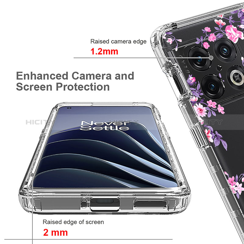 Custodia Silicone Trasparente Ultra Sottile Morbida Cover Fronte e Retro 360 JX1 per OnePlus 10 Pro 5G