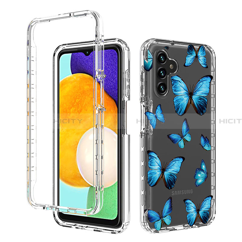 Custodia Silicone Trasparente Ultra Sottile Morbida Cover Fronte e Retro 360 per Samsung Galaxy A13 5G