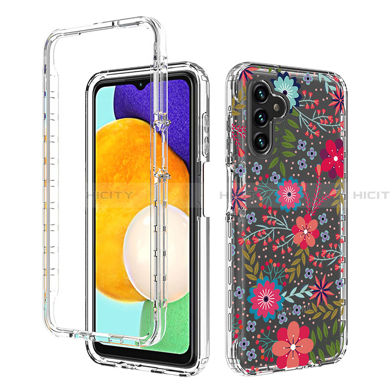 Custodia Silicone Trasparente Ultra Sottile Morbida Cover Fronte e Retro 360 per Samsung Galaxy A13 5G